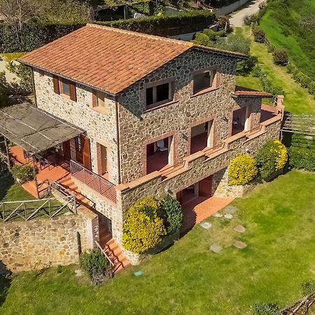 Home With A View In Scansano, Tuscany מראה חיצוני תמונה