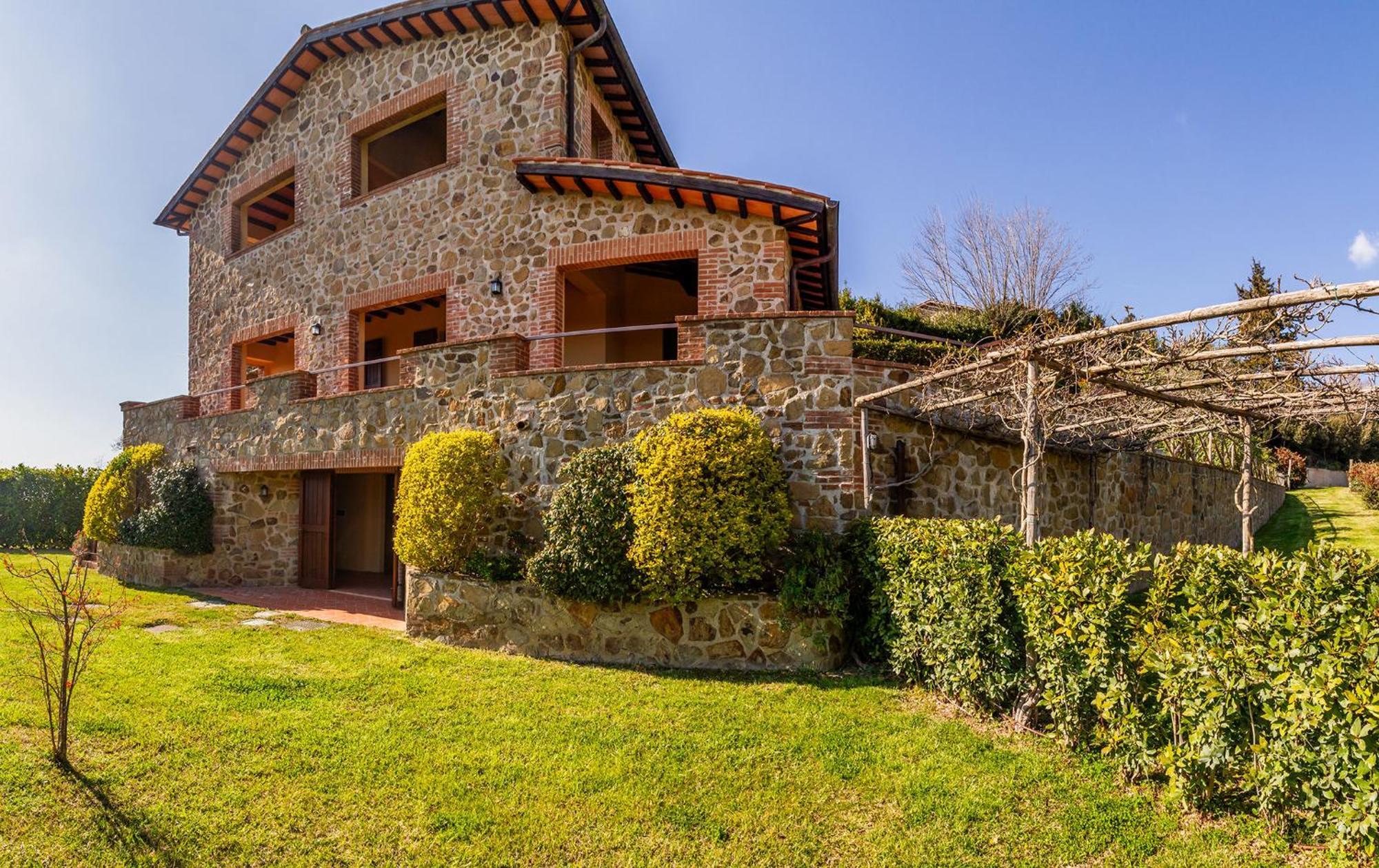 Home With A View In Scansano, Tuscany מראה חיצוני תמונה