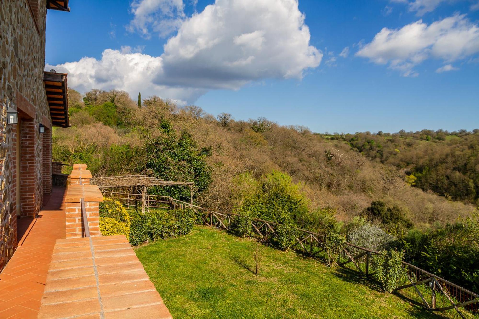 Home With A View In Scansano, Tuscany מראה חיצוני תמונה