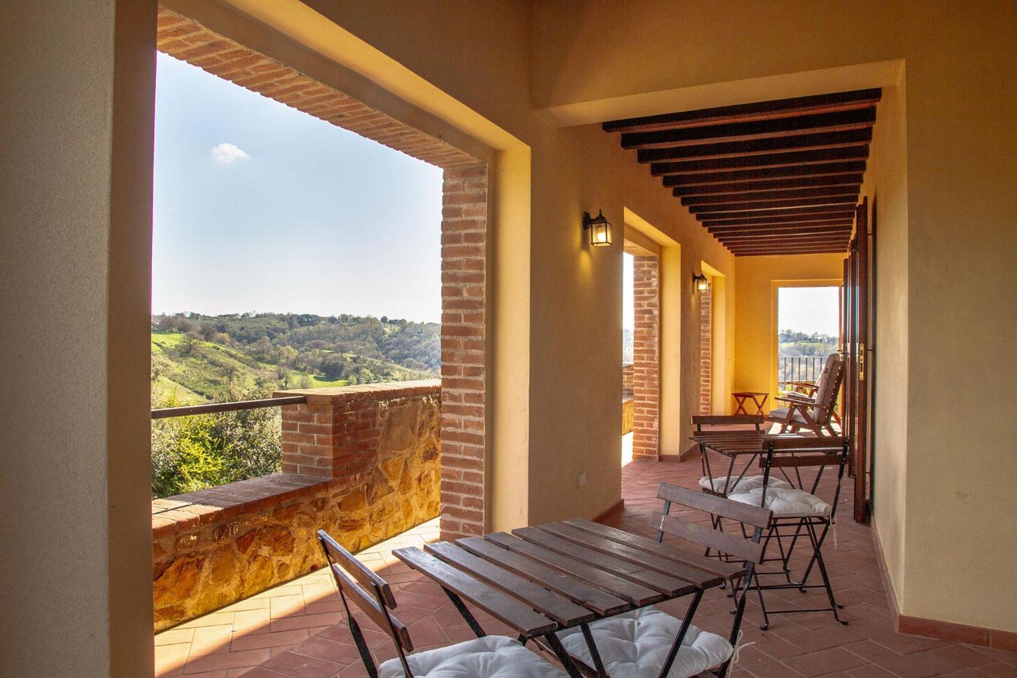 Home With A View In Scansano, Tuscany מראה חיצוני תמונה